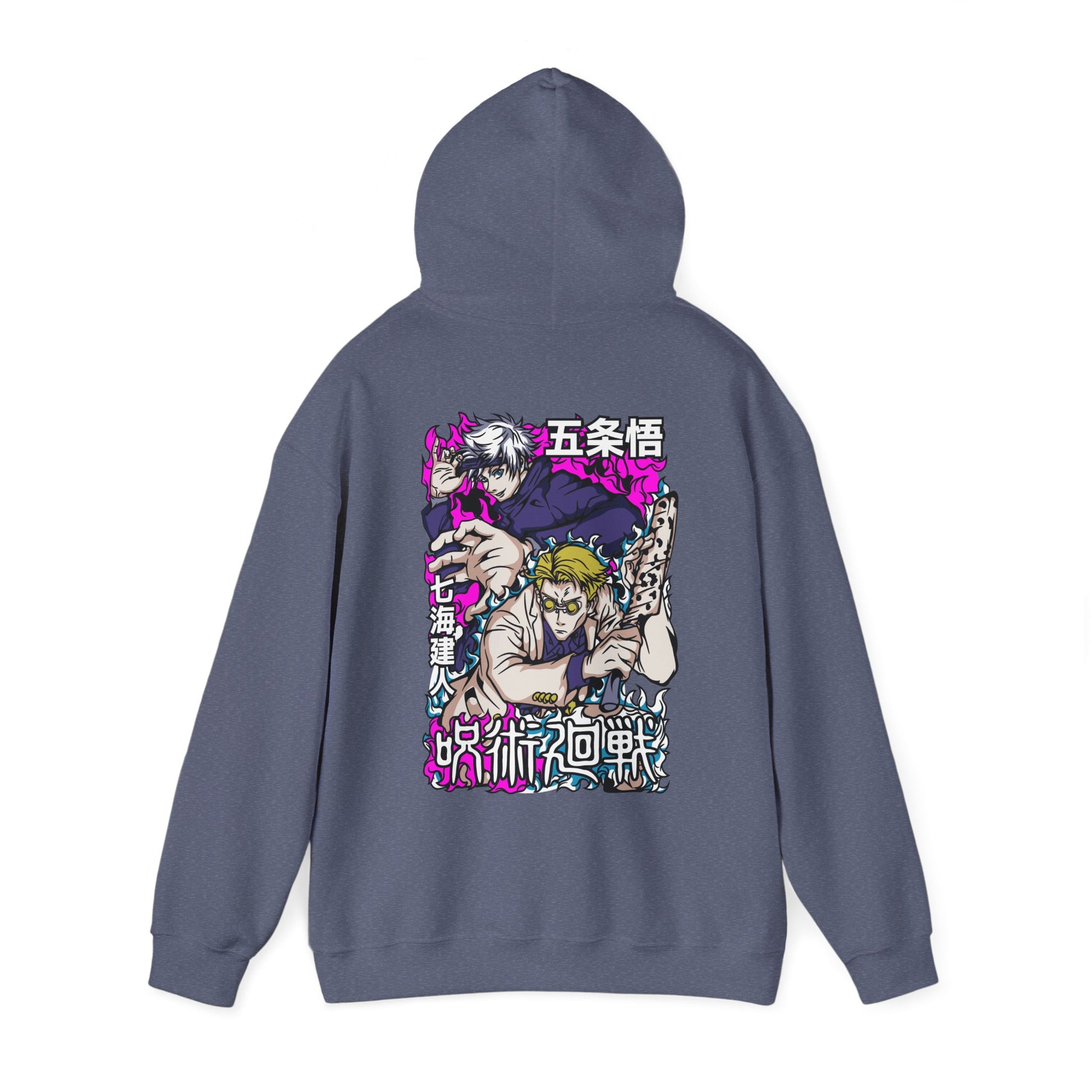 Jujutsu Kaisen Hoodie Gojo and Nanami Anime Graphic Hoodie