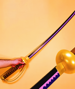 One Piece Gol D. Roger Ace Sword 1:1 Scale Anime Prop Replica Bamboo Sword
