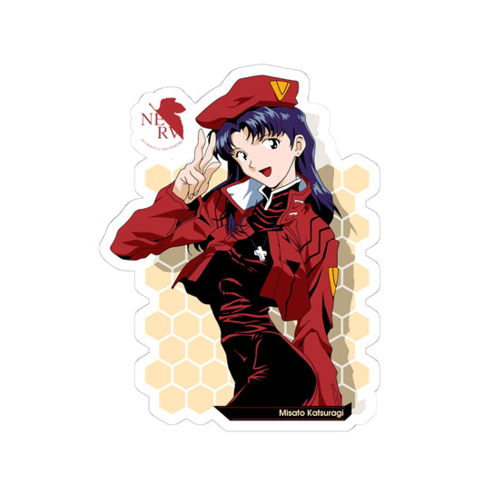 Evangelion Sticker Misato Katsuragi Sticker Anime Decal