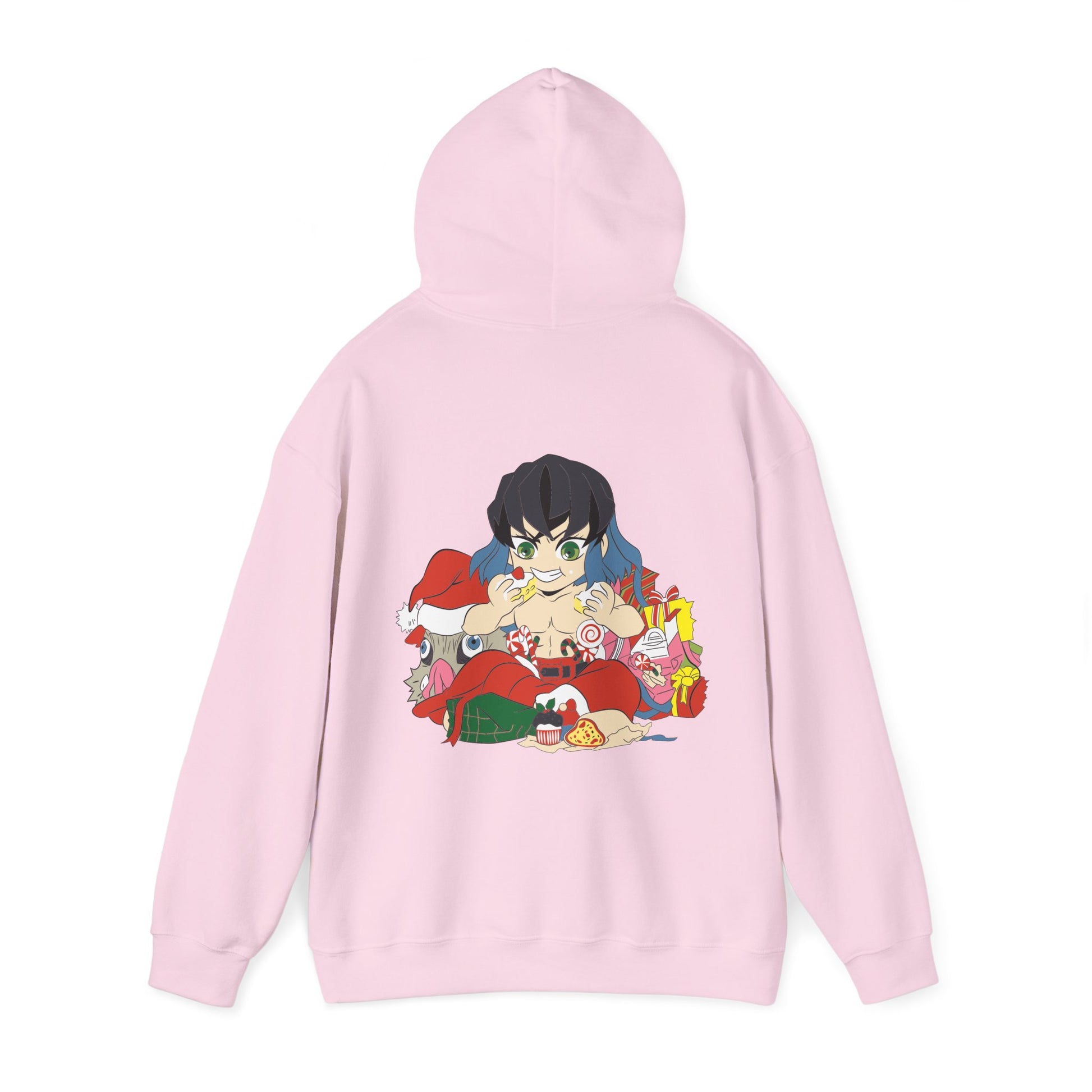 Demon Slayer Hoodie Chibi Inosuke Chirstmas Anime Hoodie