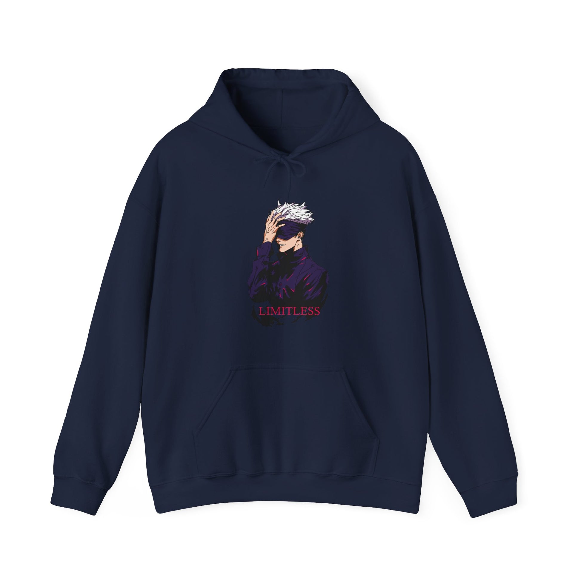 Jujutsu Kaisen Hoodie Gojo Blue Tech Premium Anime Hoodie