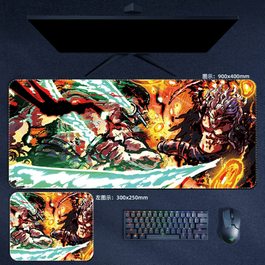 One Piece Mouse Pad Zoro Large Anime Mouse Pad Desk Mat