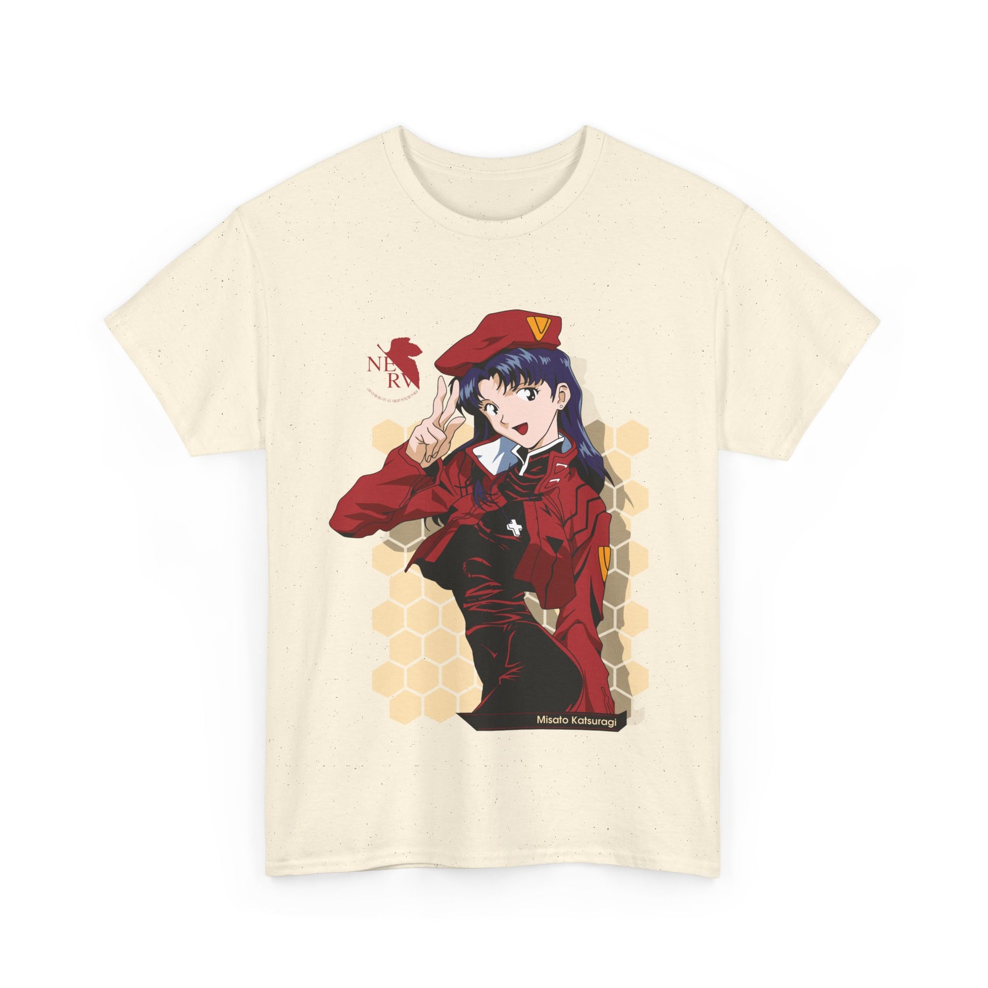 Neon Genesis Evanglion Shirt Misato Katsuragi Premium Anime Shirt