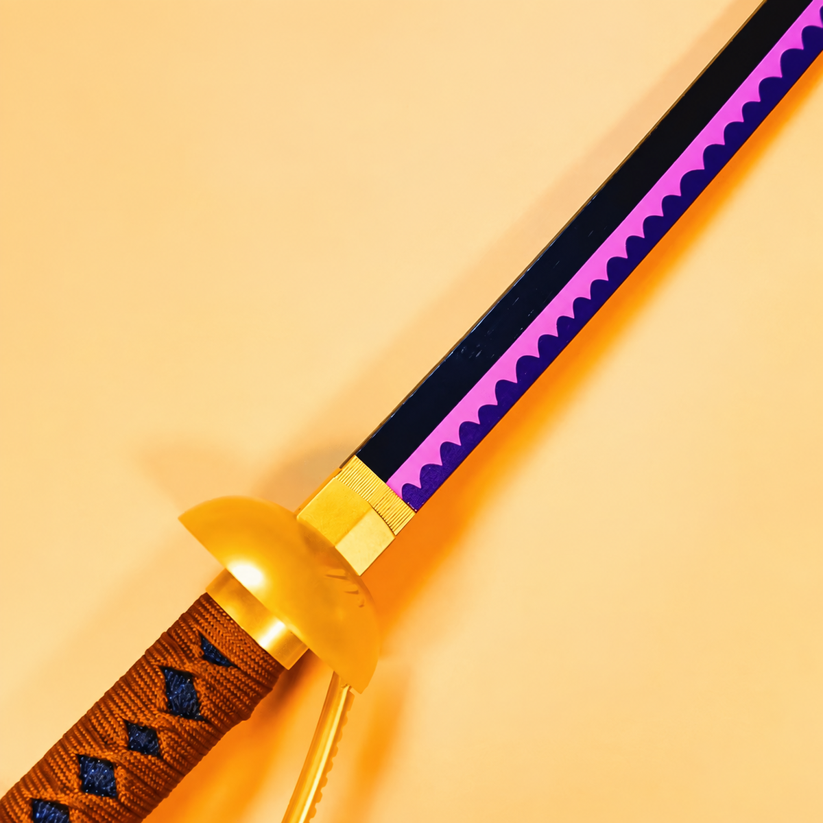 One Piece Gol D. Roger Ace Sword 1:1 Scale Anime Prop Replica Bamboo Sword