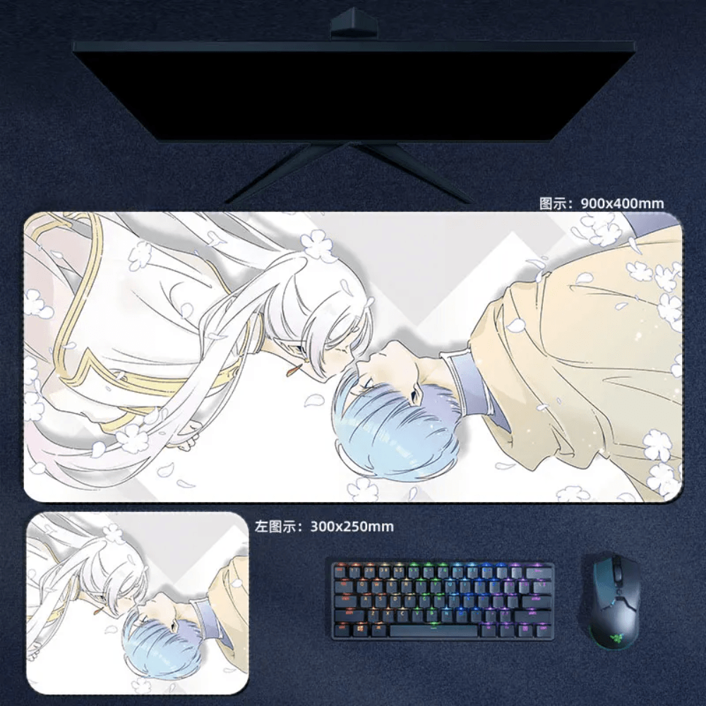 Frieren Beyond Journey's End Mouse Pad Frieren & Himmel Mouse Pad