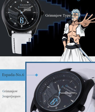Bleach Watches Arrancar Grimmjow Nelliel Ulquiorra Anime Watches
