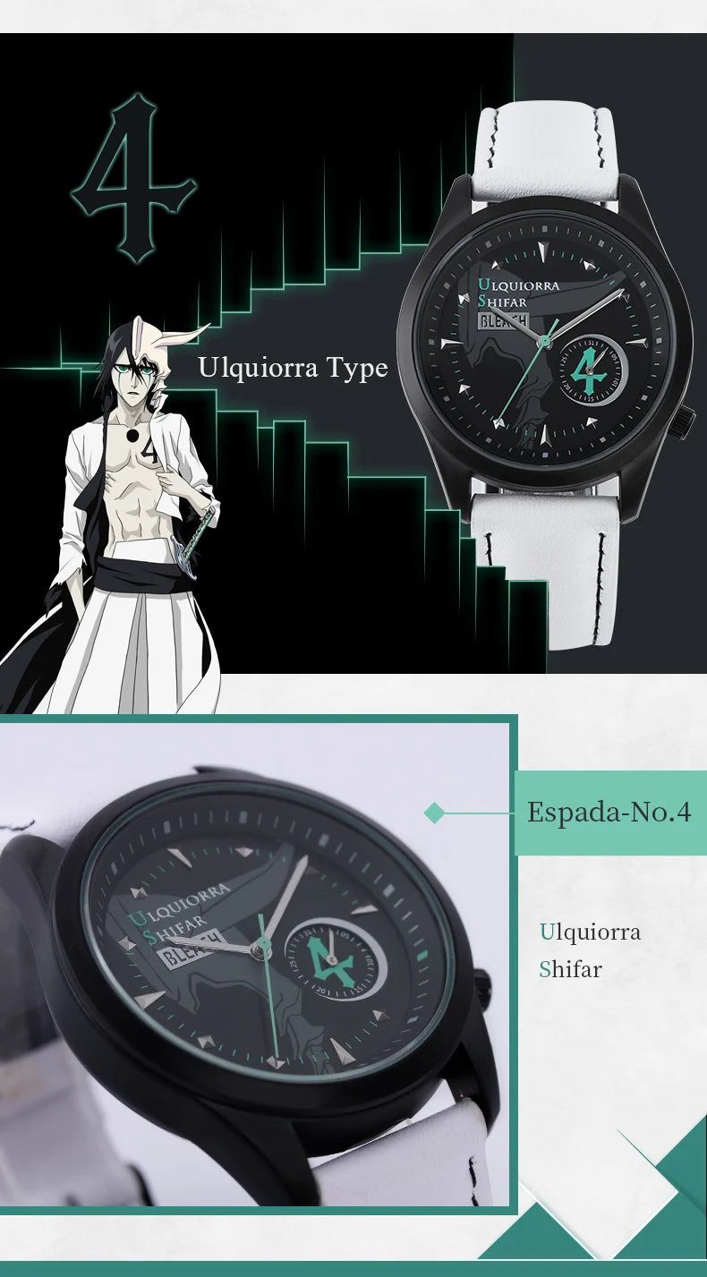 Bleach Watches Arrancar Grimmjow Nelliel Ulquiorra Anime Watches