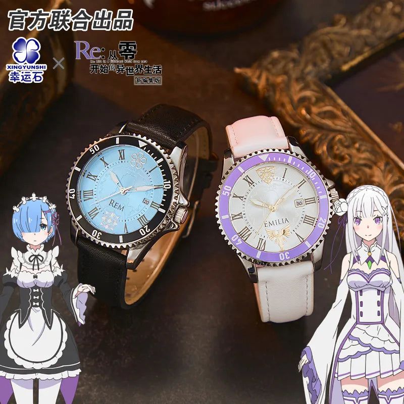 Re:Radio Life In A Different World Rem Emilia Re:zero Anime Watches