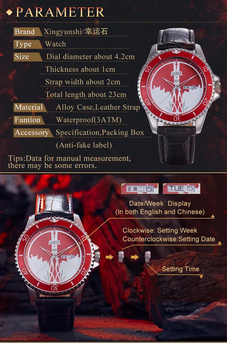 Fate Apocrypha Watch Mordred Red Saber Anime Watch – PriceFrack
