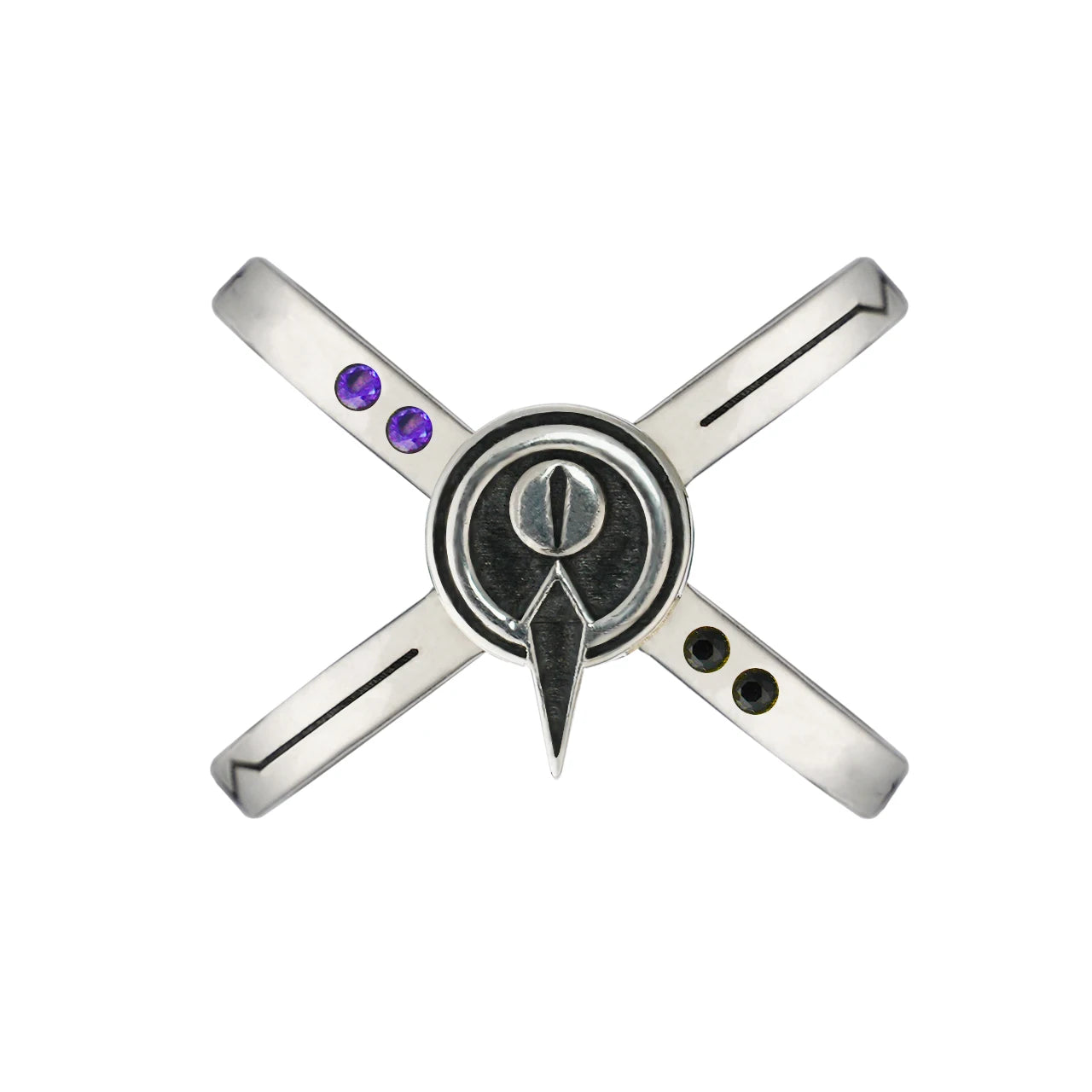 Link Click 925 Sterling Silver Anime Pendants & Ring Xia fei Liu Xiao Vein