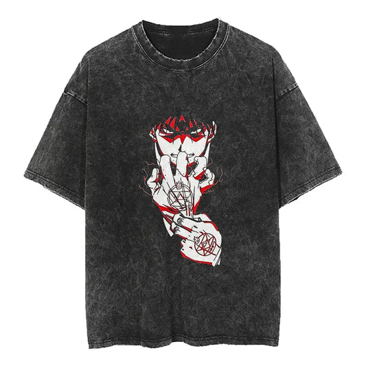 Fullmetal Alchemist Roy Shirt Vintage Style Anime Shirt