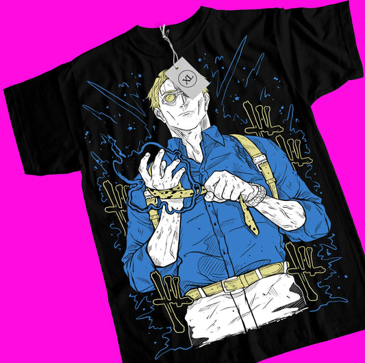 Jujutsu Kaisen Nanami Kento Shirt - All Cotton Anime T-Shirt Graphic