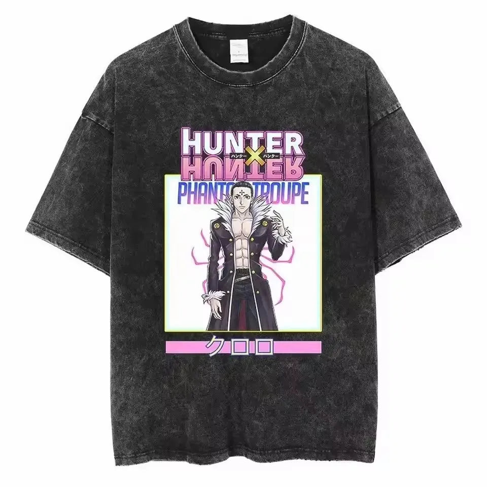 Hunter x Hunter Chrollo Shirt Vintage Oversized Style Anime Shirt