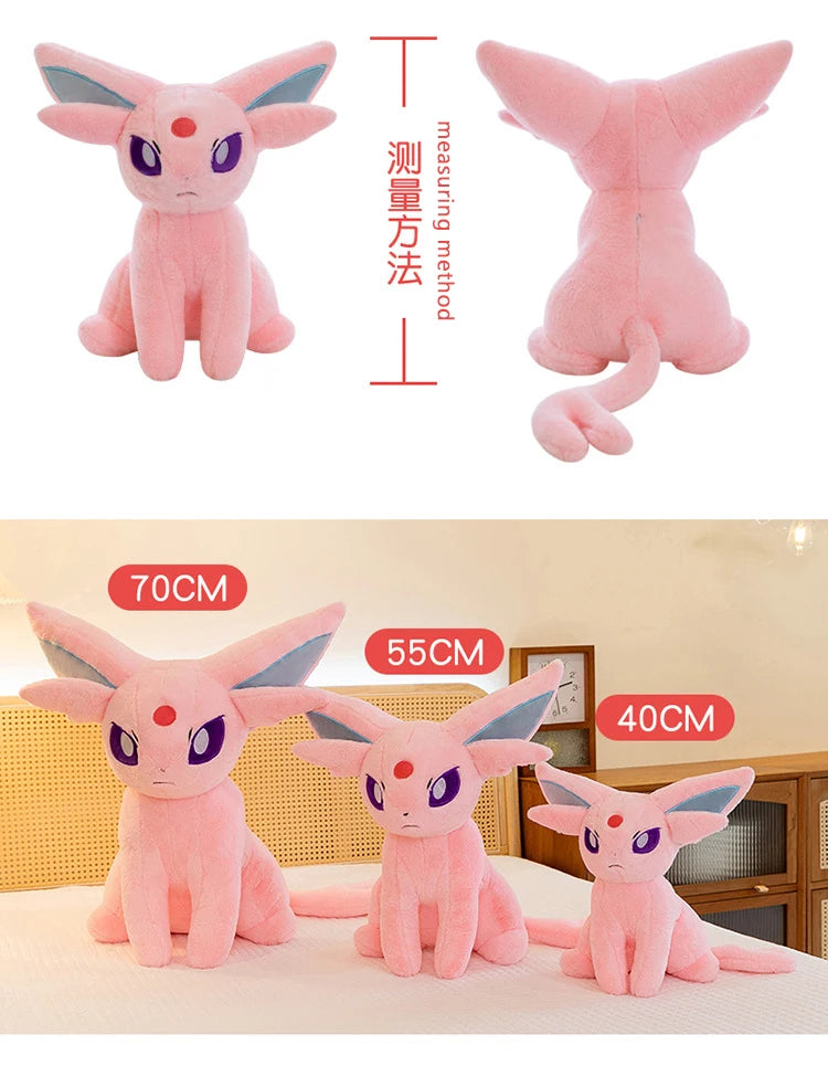 Pokemon Big Size Espeon Plush Sitting Pose ( 40cm / 50cm / 70cm)