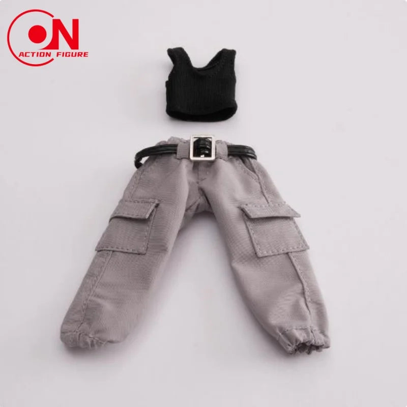 1/12 Scale Casual Shirt & Work Pants Set For 6-Inch Female Action Figures