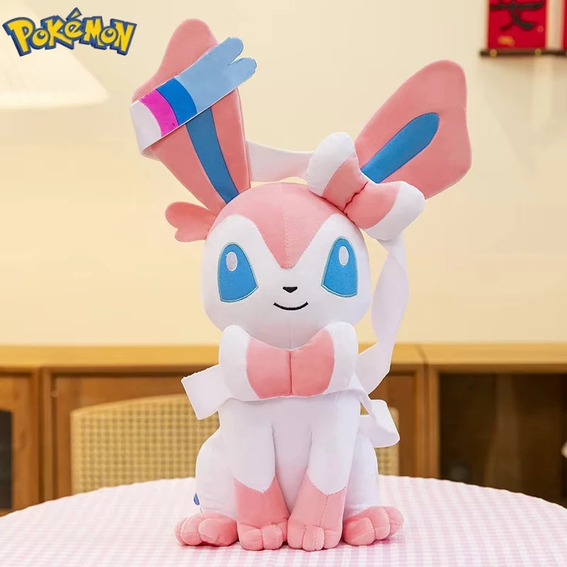 Pokemon Big Size Sylveon Plush Sitting Smile (25cm / 40cm / 55cm / 75cm)