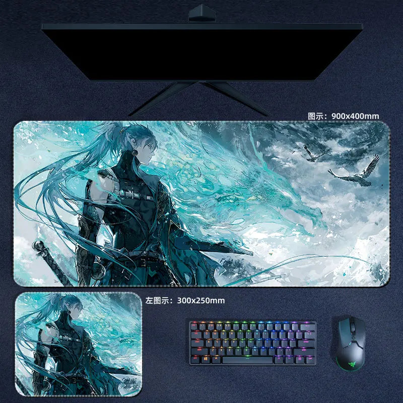 Wuthering Waves Mouse Pad Jiyan Desk Mat