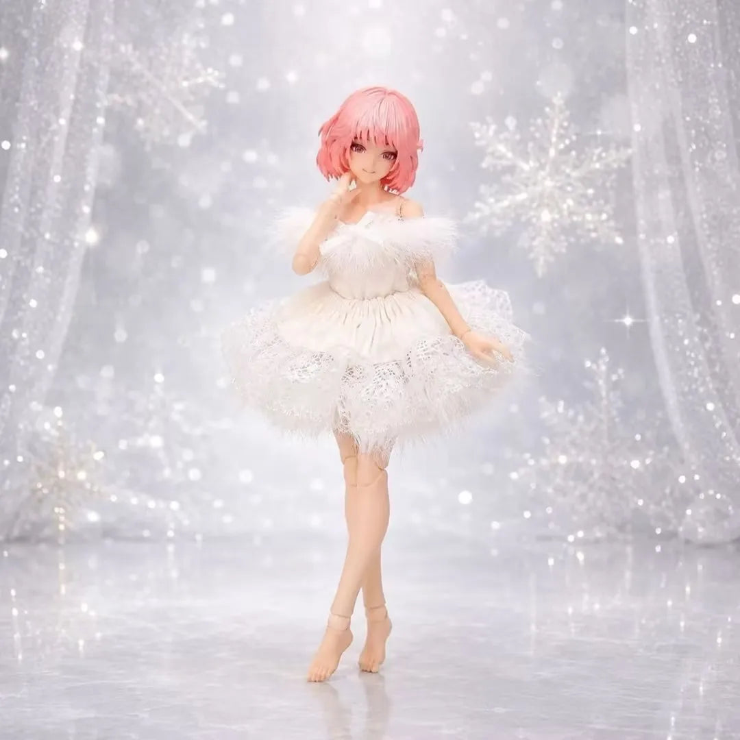 1/12 Scale Ballet Style Dress Accessory For Female Action Figures