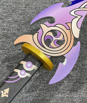 Genshin Impact Raiden Shogun Sword 1:1 Scale Anime Prop Replica