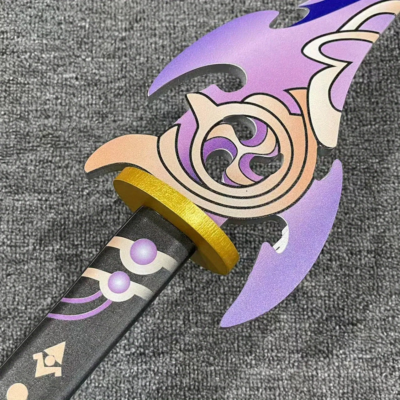Genshin Impact Raiden Shogun Sword 1:1 Scale Anime Prop Replica