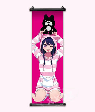 Oshi No Ko Ai Hoshino Anime Poster Canvas Scroll