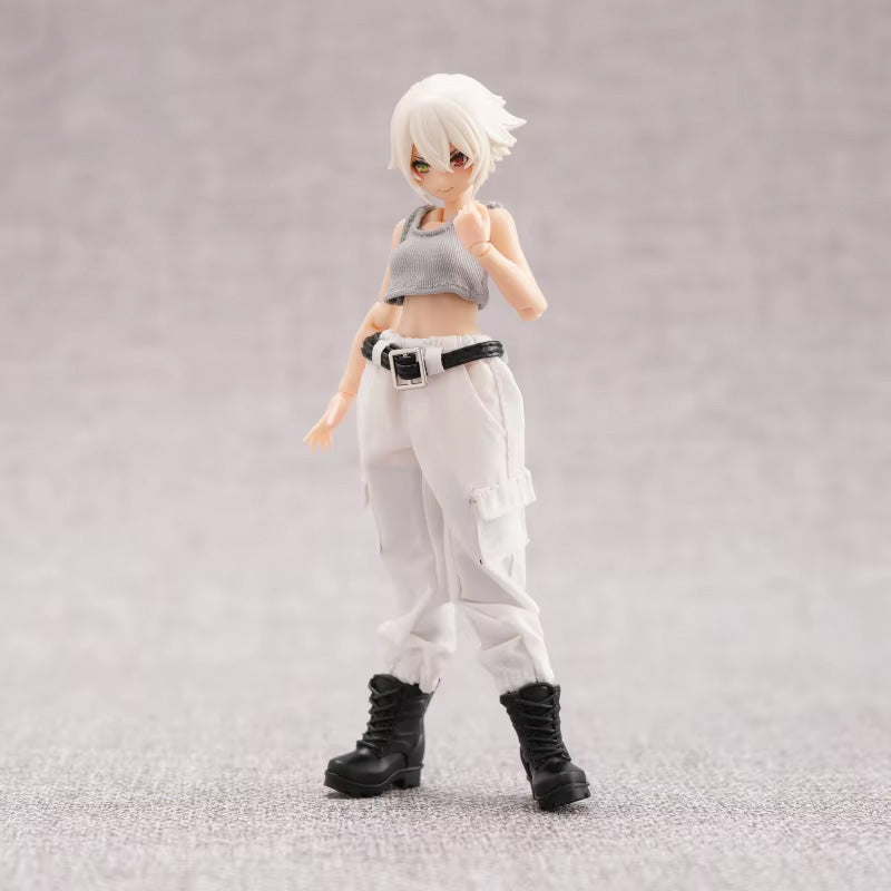 1/12 Scale Casual Shirt & Work Pants Set For 6-Inch Female Action Figures