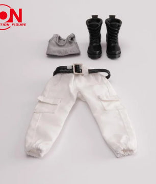 1/12 Scale Casual Shirt & Work Pants Set For 6-Inch Female Action Figures