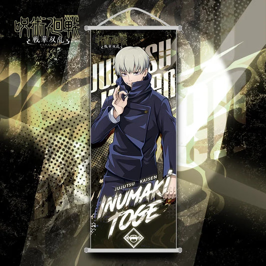 Jujutsu Kaisen Toge Inumaki Hanging Scroll Anime Poster Home Decor