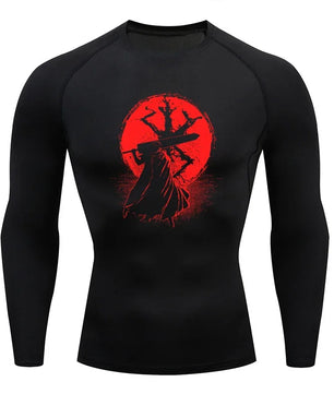 Berserk Guts Long Sleeve Compression Shirt - Men's Workout Gym Shirt