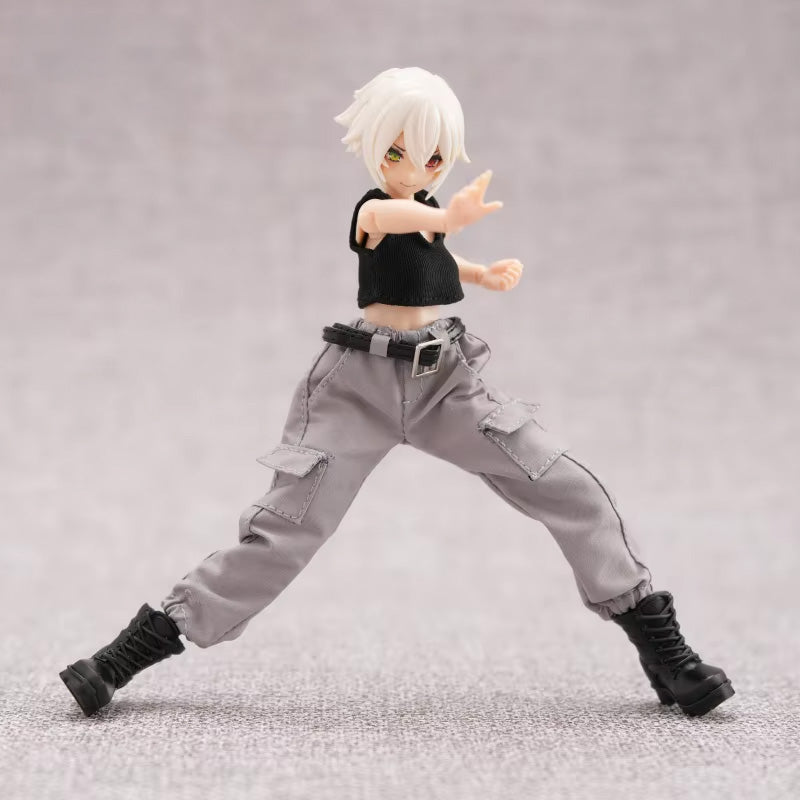 1/12 Scale Casual Shirt & Work Pants Set For 6-Inch Female Action Figures