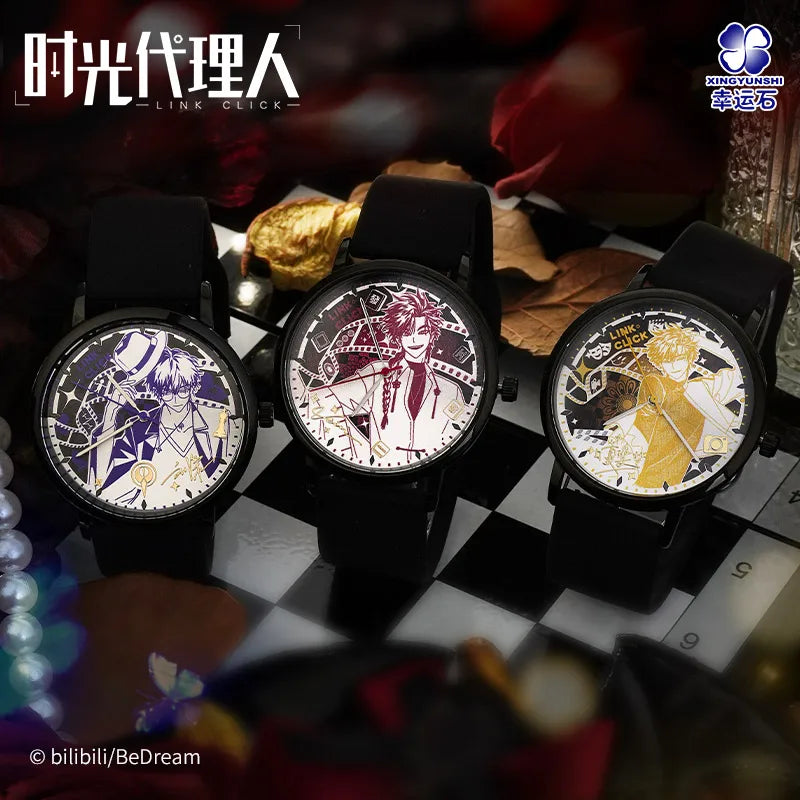 Link Click Vein, Xia Fei, Liu Xiao Slim Quartz Watch Anime Jewelry