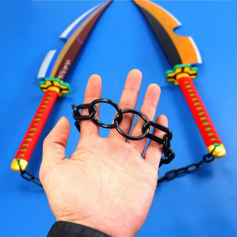 Demon Slayer Tengen Uzui Swords 1:1 Scale Anime Prop Replica