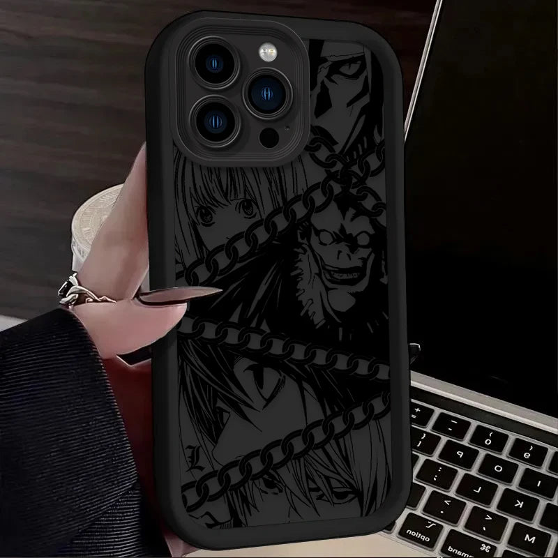 Death Note Panel Style Phone Case - For iPhone 11 to 17 Pro Max