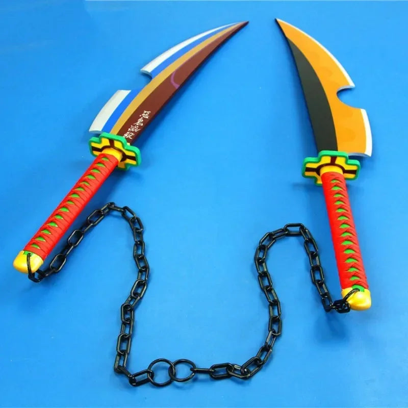 Demon Slayer Tengen Uzui Swords 1:1 Scale Anime Prop Replica