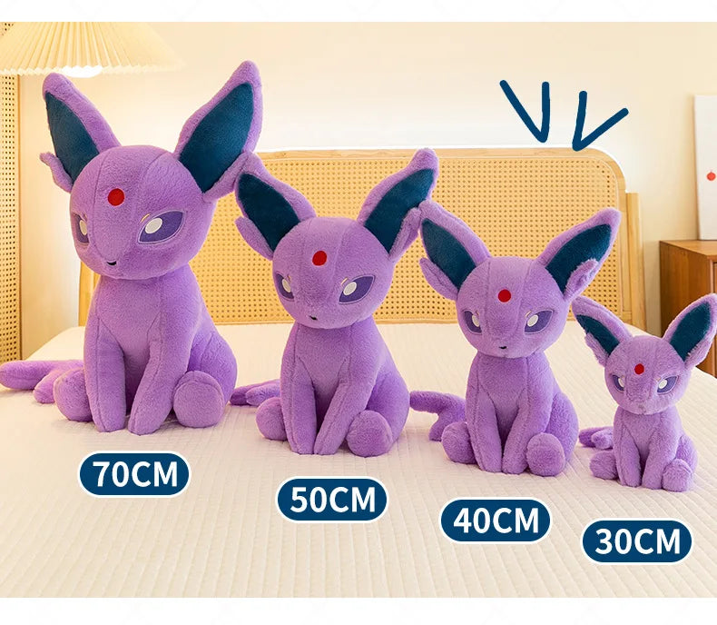 Pokemon Big Size Espeon Plush Sitting Pose (30cm / 40cm / 50cm / 70cm)