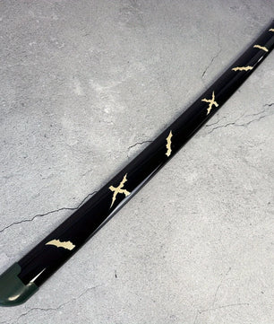 Demon Slayer Sanemi Shinazugawa Nichirin Katana 1:1 Scale Anime Prop Replica Bamboo Sword