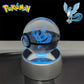 Pokemon Articuno Figure 3D Crystal Ball Night Light Lamp