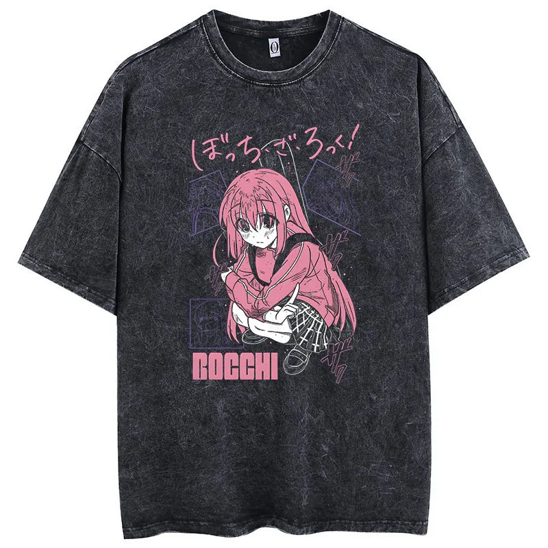 Bocchi The Rock Hitori Gotoh Shirt Oversized Style Anime Shirt