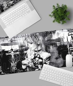 Death Note Misa Amane Mouse Pad - Large Gaming & Office Desk Mat