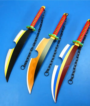 Demon Slayer Tengen Uzui Swords 1:1 Scale Anime Prop Replica