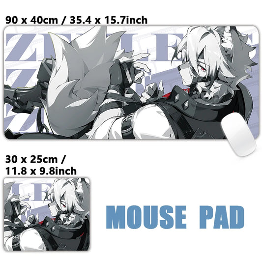 Zenless Zone Zero Lycaon Large Gaming Mouse Pad – Anime Desk Mat