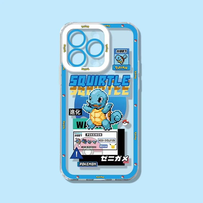 Pokemon Squirtle Phone Case - For iPhone 11 to 17 Pro Max