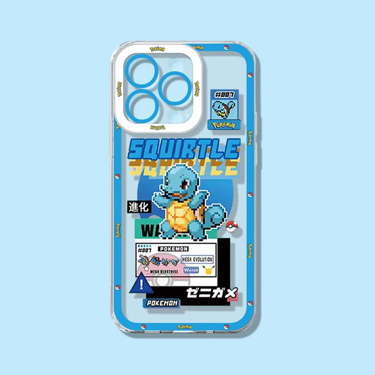 Pokemon Squirtle Phone Case - For iPhone 11 to 17 Pro Max