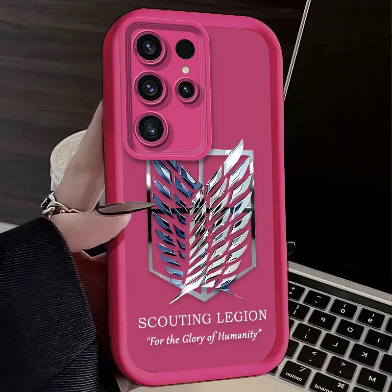AOT Scouting Legion Phone Case - For Samsung A Series and S Series