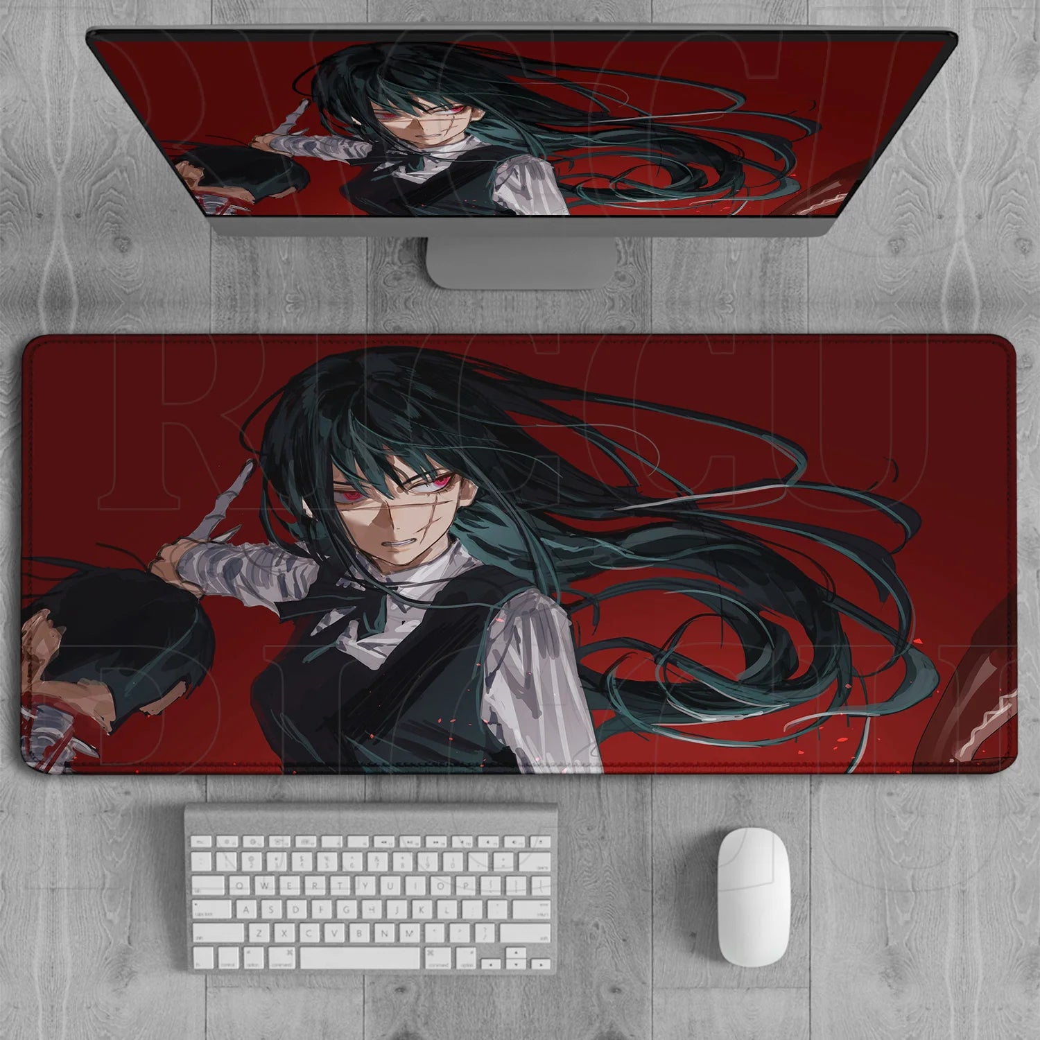 Chainsaw Man Yoru Mouse Pad Large Gaming Anime Desk Mat