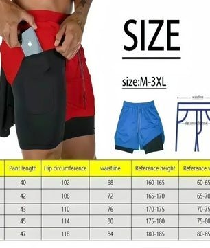 Demon Slayer Inosuke Compression Shorts - Men's Anime Sports Shorts