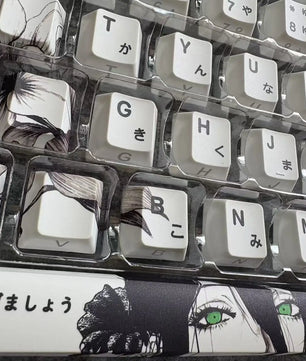 Chainsaw Man Reze Keycaps 135 Keys Cherry Profile Anime Keycaps