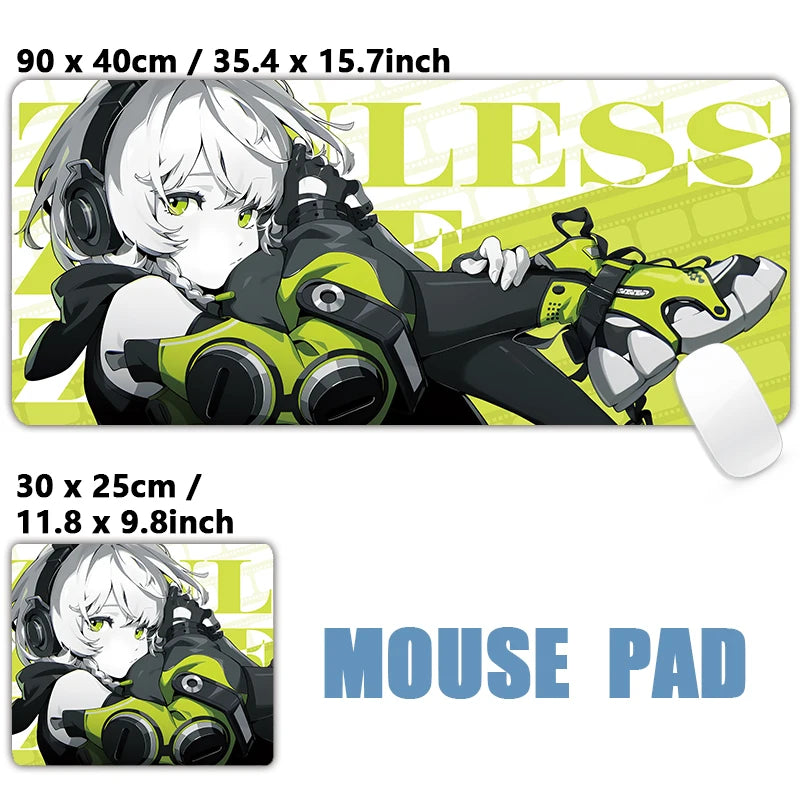 Zenless Zone Zero Anby Large Gaming Mouse Pad – Anime Desk Mat