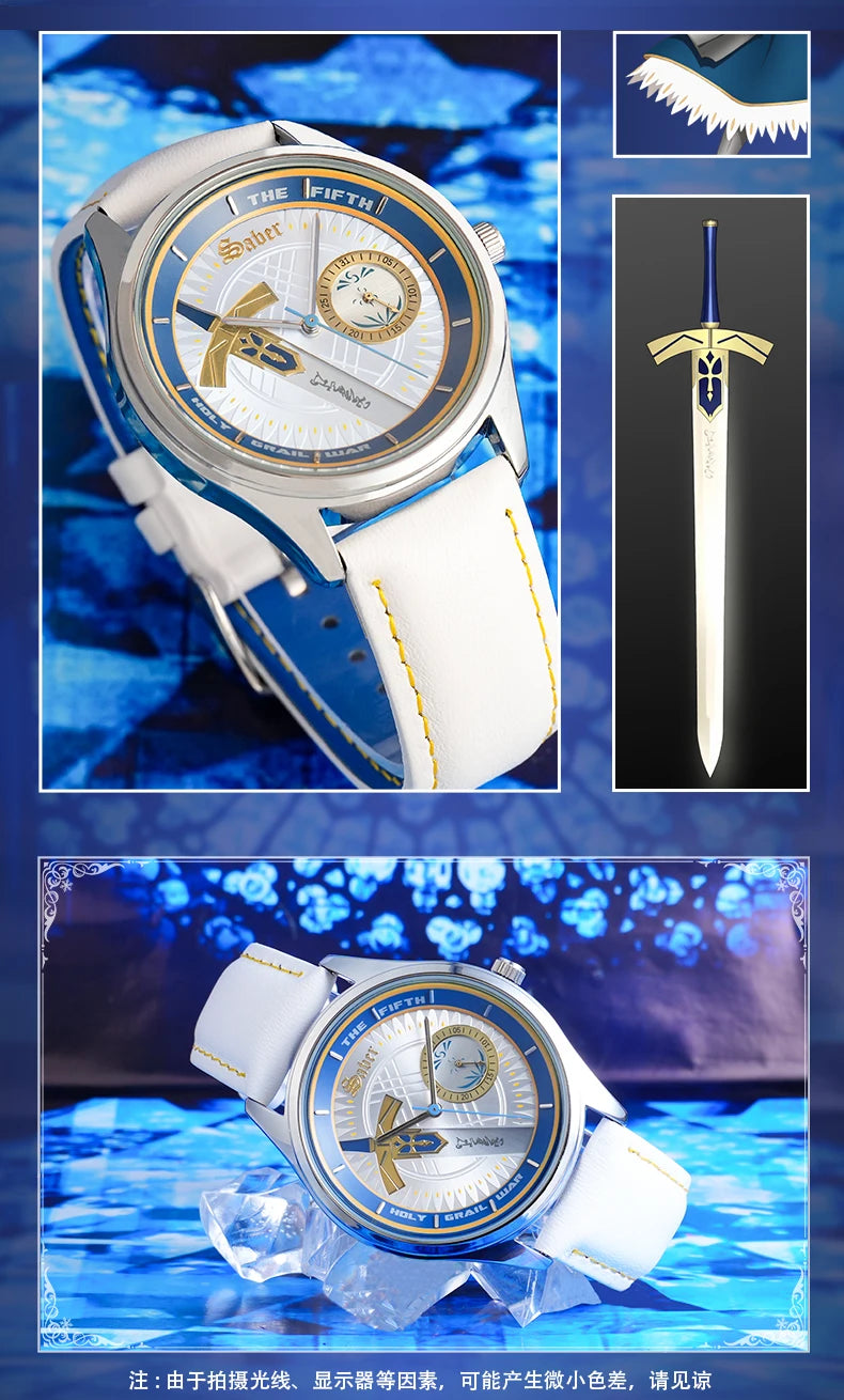 Fate Stay Night Heaven's Feel Saber & Gilgamesh Watches