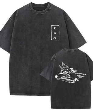 Chainsaw Man Kon Shirt Vintage Oversized Style Anime Shirt
